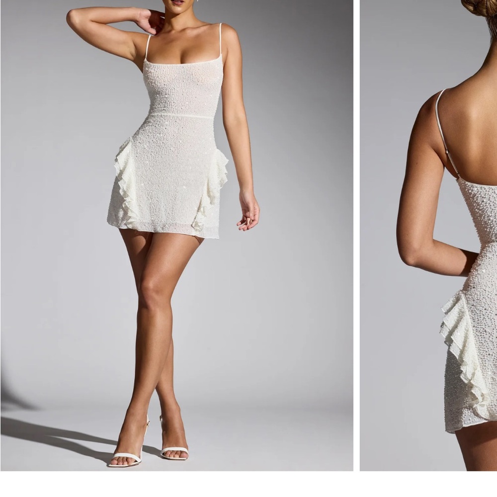Elegant White Mini Dress